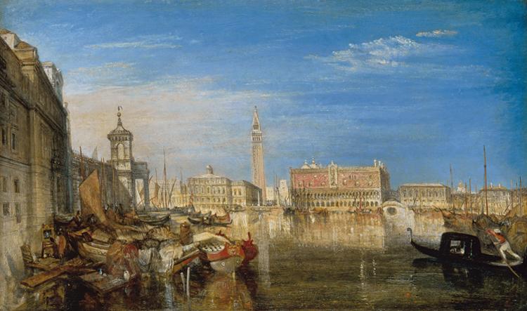 Joseph Mallord William Turner Bridge of Sighs,Ducal Palace and Custom-house (mk31) oil painting picture